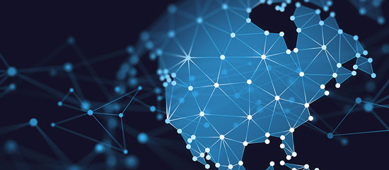 Close up of distribution channels map